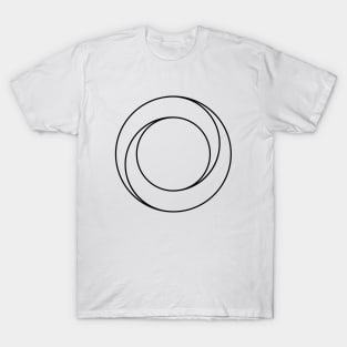 Impossible Shapes – Optical Illusion - Geometric Circle T-Shirt